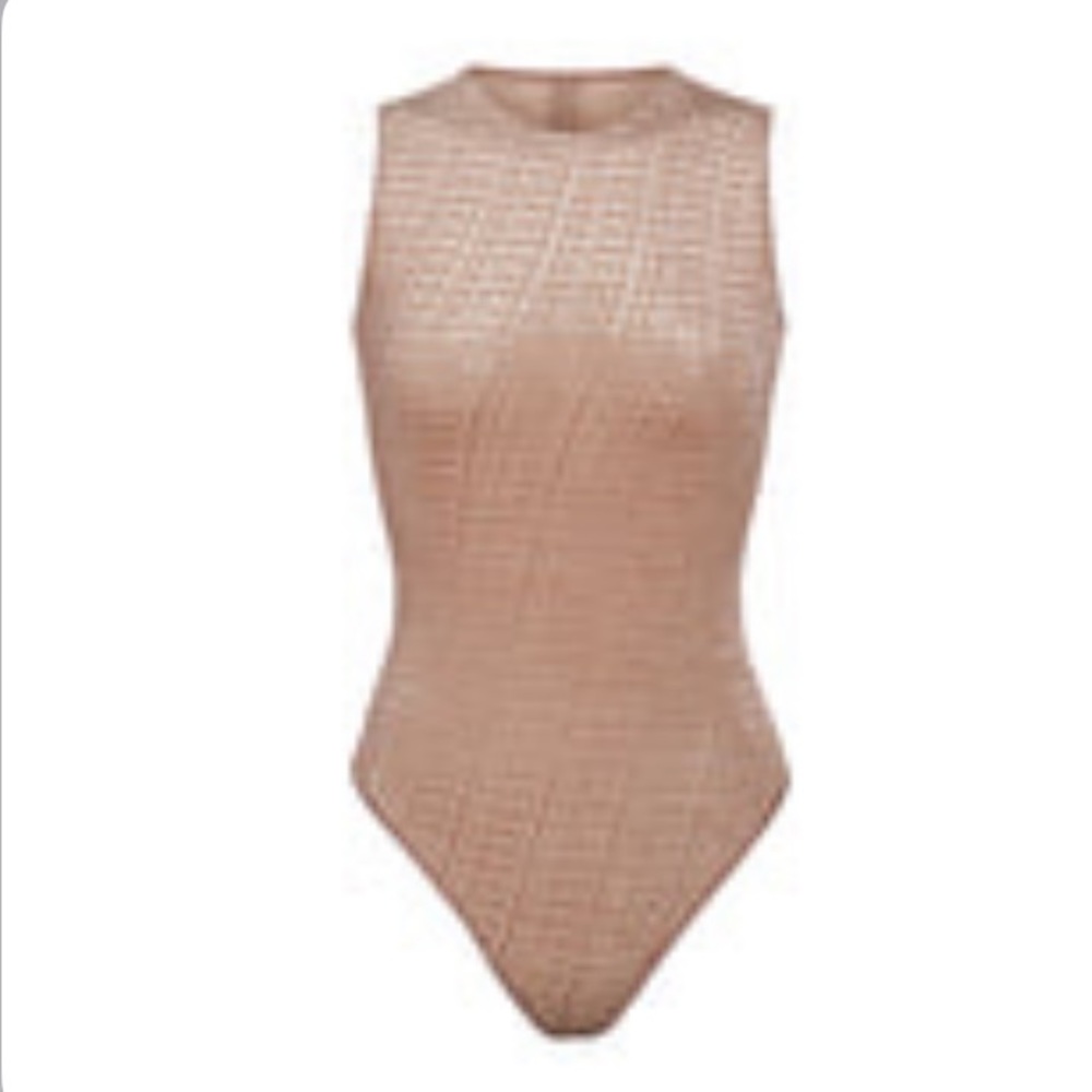 SKIMS VELVET SLEEVELESS BODYSUIT | SIENNA